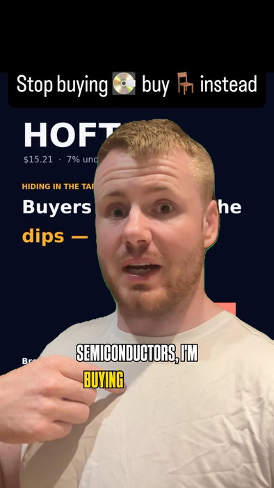 When everbody else is buying graphic cards and memory chips, I am buying chain and couches to watch the mayhem unfold 🧌🚀

I shared the $HOFT early breakout 6 days ago on June 16, and today it broke out and I entered.

Follow along to receive the same breakout that I do!