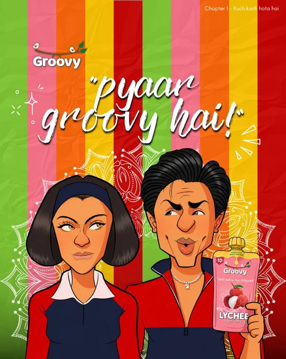 Har sip mein kuch kuch hota hai!🍎👩‍❤️‍👨🍹
.
.
.
[ Bollywood, Groovy, Trending, Rahul, Anjali, kuch kuch hota hain, 90