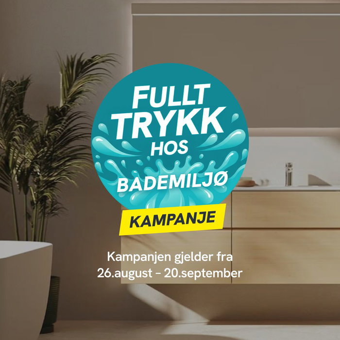 Nå er det kampanjedager hos Bademiljø Årnes! Løp og kjøp! 🤩