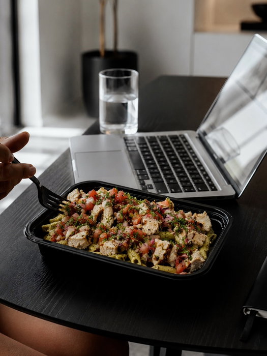 One of our July menu favorites. 🌿🍝

Our Art Basil was a go-to for busy workdays: grilled chicken breast, pesto penne, 