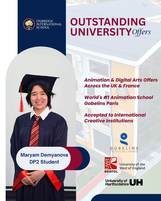 Oxbridge International School Instagram