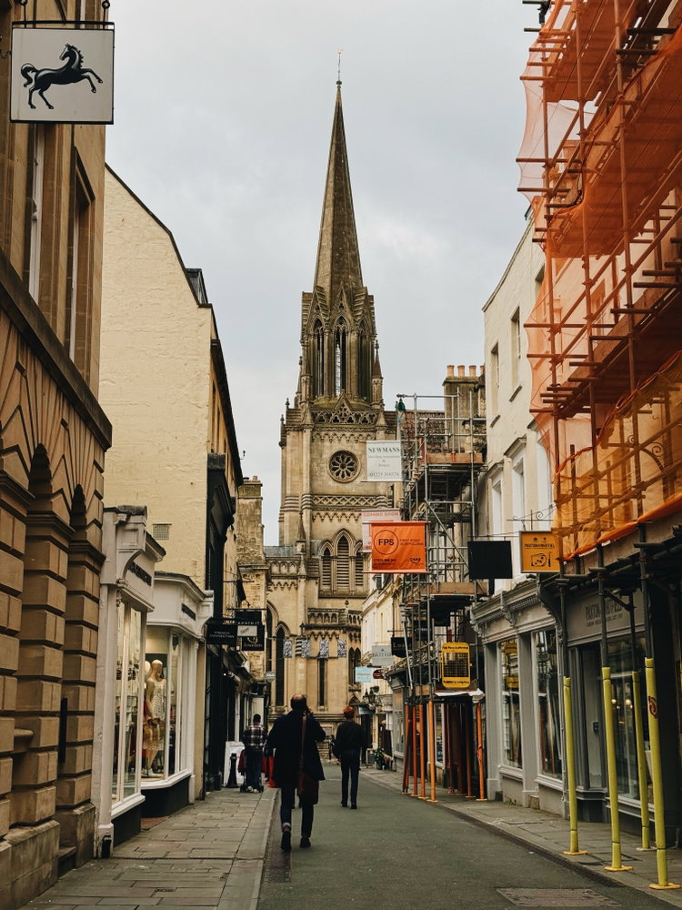 Bath, arches and alleyways.