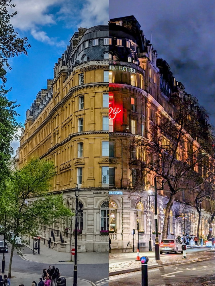 London, in two lights.