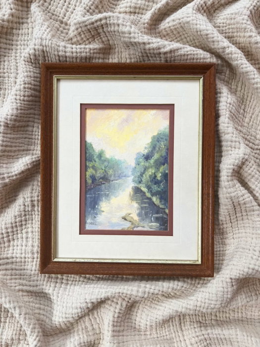 A collection of oil studies celebrating southern gardens and quiet landscapes✨

