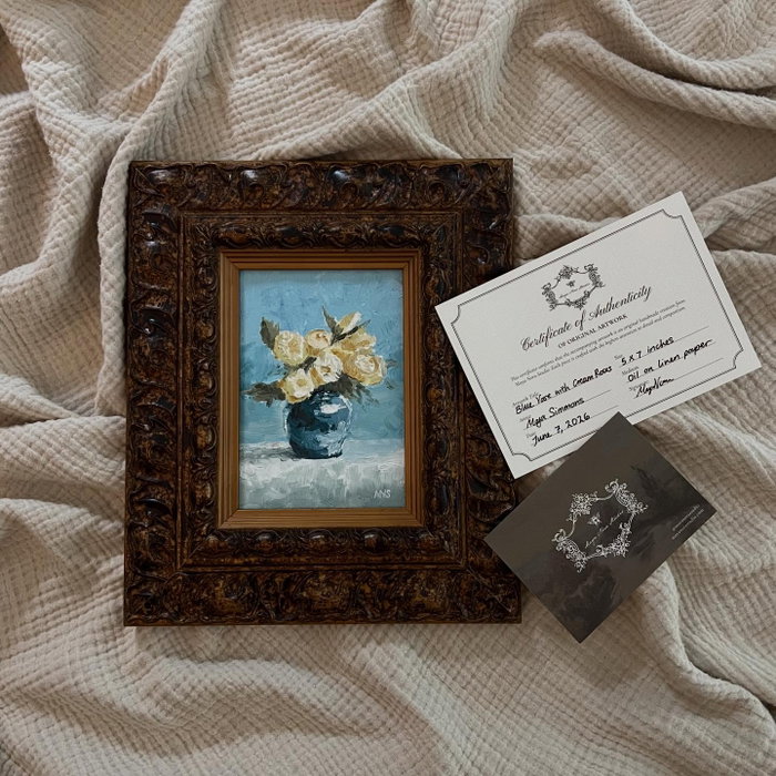 The little details matter. Every original oil painting is carefully packaged and