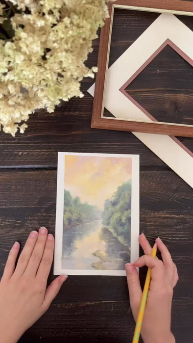That feeling when you get to pair a painting with the perfect frame✨

#atlantaar