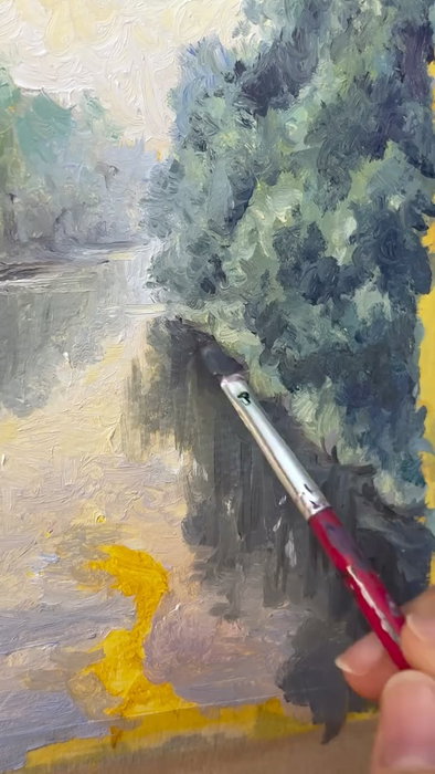 Sunset on the Chattahoochee this summer! 🍃🦦

#AtlantaArtist #GeorgiaArtist #Oi
