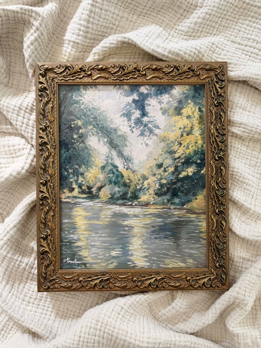 “Lost in Blue Ridge”
8x10 Inches, Oil on Canvas
SOLD

A tranquil oil study captu