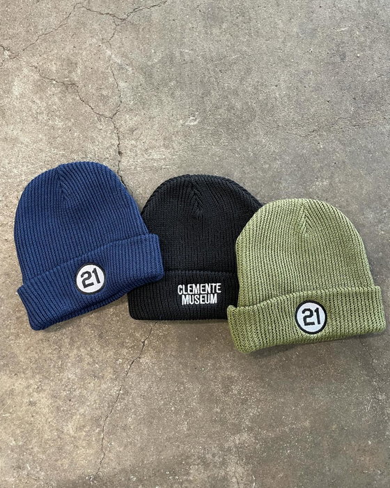 Bundled up in a custom embroidered beanie from KSW! Tons of 