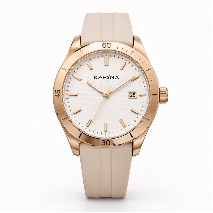 𝐏𝐫𝐢𝐱 : 𝟏𝟔𝟗.𝟎𝟎𝟎 𝐓𝐍𝐃
Découvrez la montre femme Kahena au style sport chic, sublimée par l’élégance du beige et du doré. Un accessoire raffiné et moderne, parfait pour apporter une touche d…