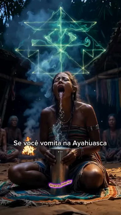 VÔMITO NA AYAHUASCA 🤮