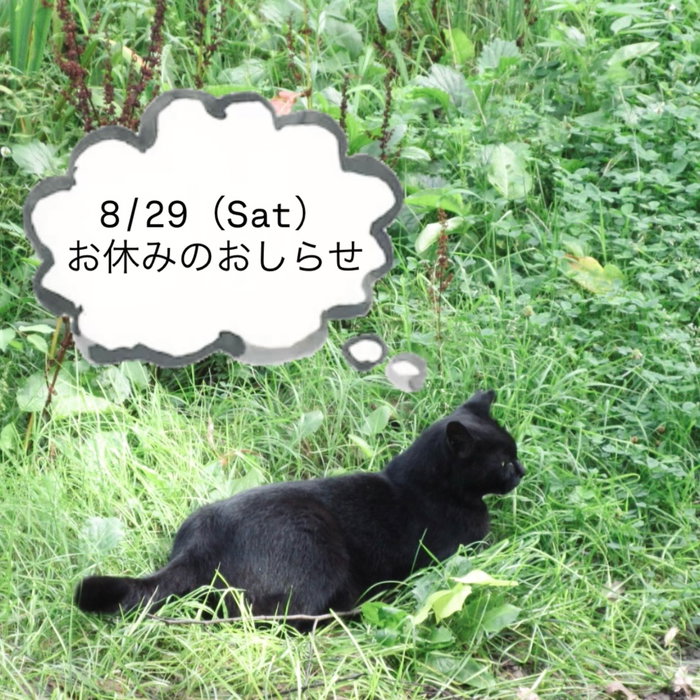 8/29日（土）をCSR活動日として
営業予定としておりましたが､お休みとなりました💦
⁡…