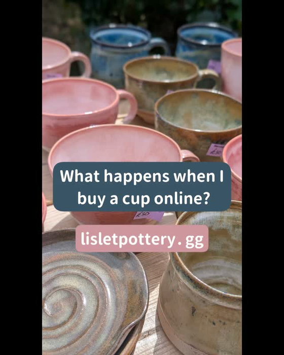 Ever wondered how the pot collection works?
With new cups and mugs available at lisletpottery.gg, I wanted to show you how to order and collect your pot.
This can all be done on the same day, or arranged for a future date which best suits you. See the video for more info!