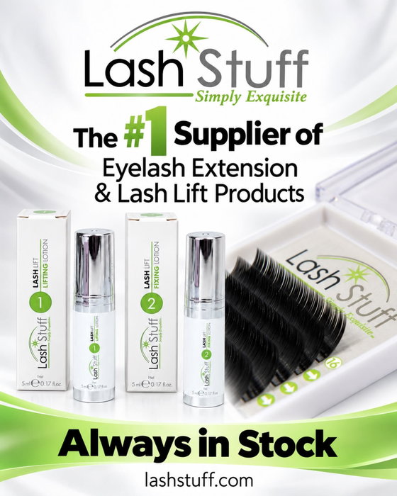 Your clients count on you. Count on Lash Stuff. 💚 The supplier of eyelash extension and lash lift products—Always in...