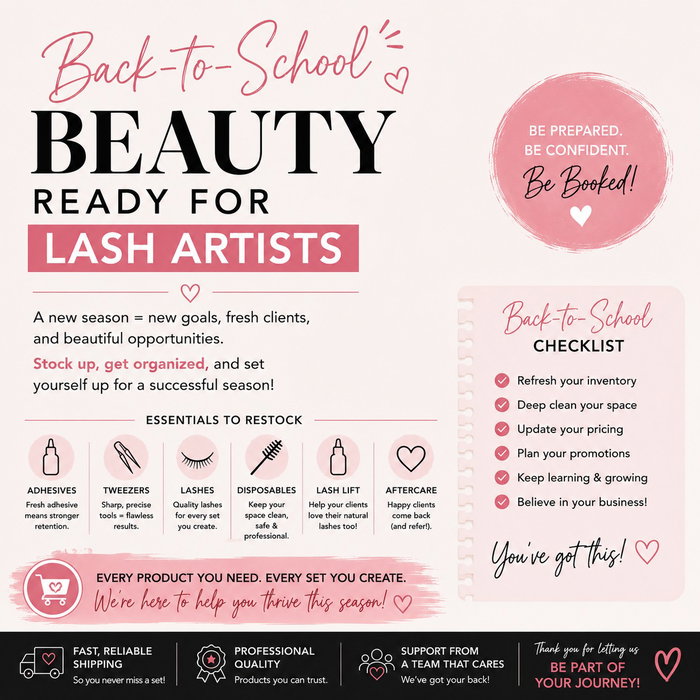 🎒✨ Back-to-School Beauty Starts with Being Prepared! ✨🎒 A new season means new clients, fuller books, and fresh opp...