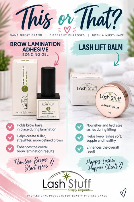 ✨ THIS or THAT? Brow Lamination Edition! ✨ Did you know you can use either Brow Lamination Bonding Gel OR Lash Lift B...