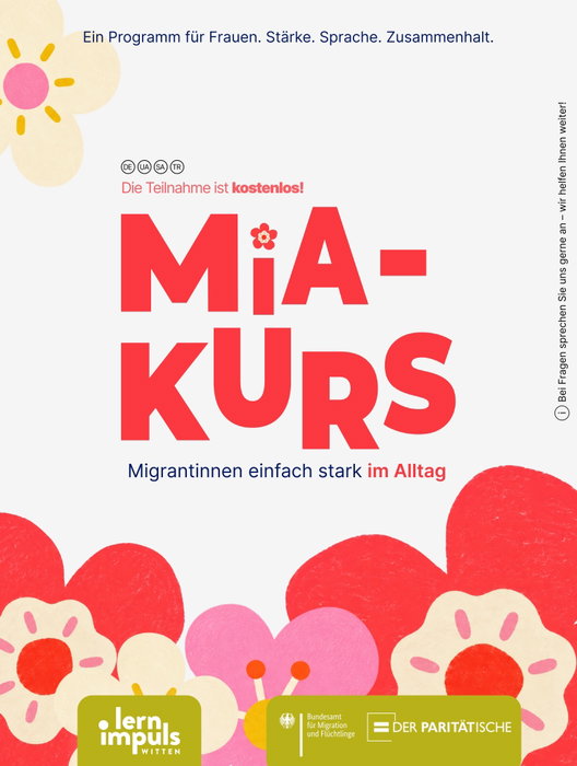 🌸 MiA-Kurs: Migrantinnen einfach stark im Alltag! 🌸
