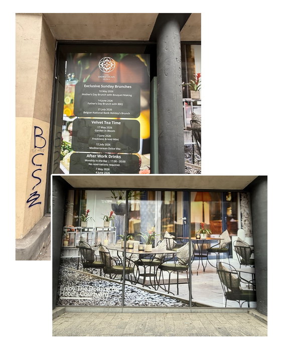 Een gevel die meteen de juiste vibe uitstraalt. ✨

Voor The Dominican Brussels – Food & Drinks gaf het XL-team de gevel een frisse upgrade met een krachtige visual die meteen laat zien waar deze hotspot voor staat: smaakvolle lunches, gezellige brunches en sfeervolle afterwork drinks.

Nog voor je binnenstapt, zit de beleving al goed.

Bedankt voor het vertrouwen!