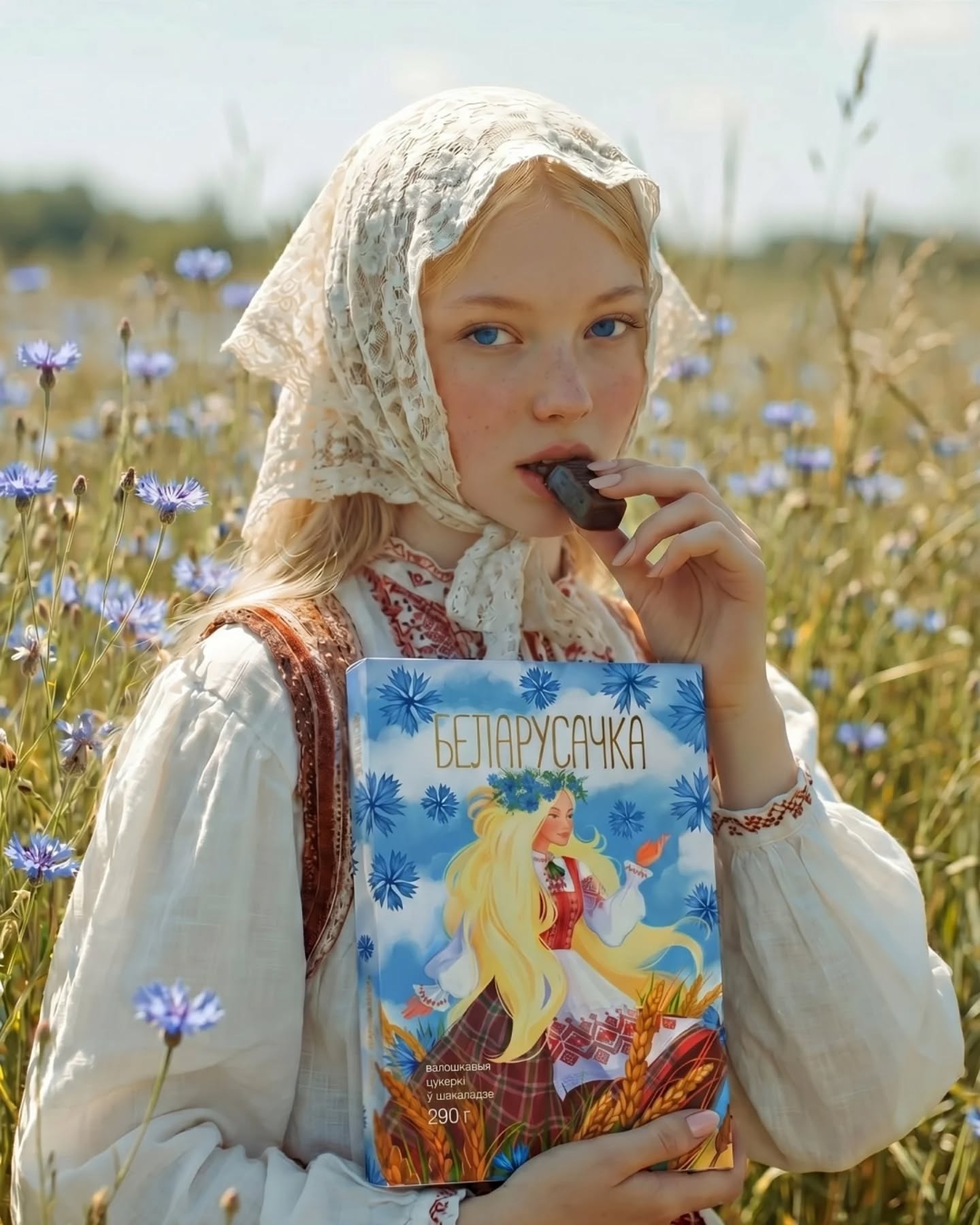 Цукеркі валошкавыя «Беларусачка».
З пяшчотай у Год беларускай жанчыны. Смак, якi адгукаецца кожнаму сэрцу. Ваш «Чырвоны харчавiк» 💙