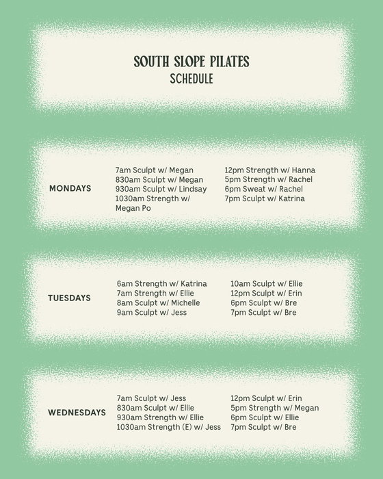 South Slope Pilates on Instagram