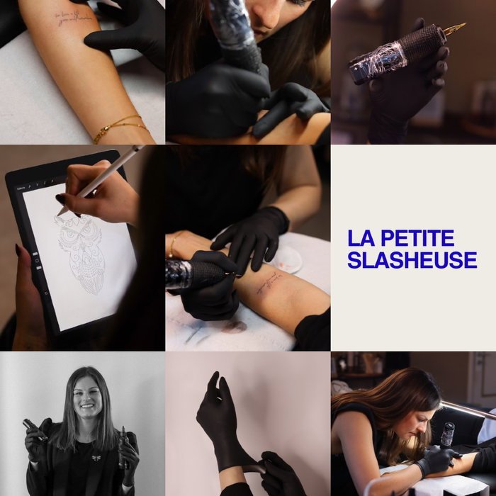 Notre dernière mission ? Mettre en lumière le talent de @lapetiteslasheuse.ink à travers un shooting photo pensé pour fa