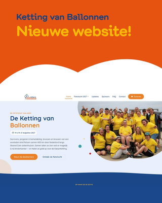De nieuwe website van Ketting van Ballonnen is live!🚴
link in bio!