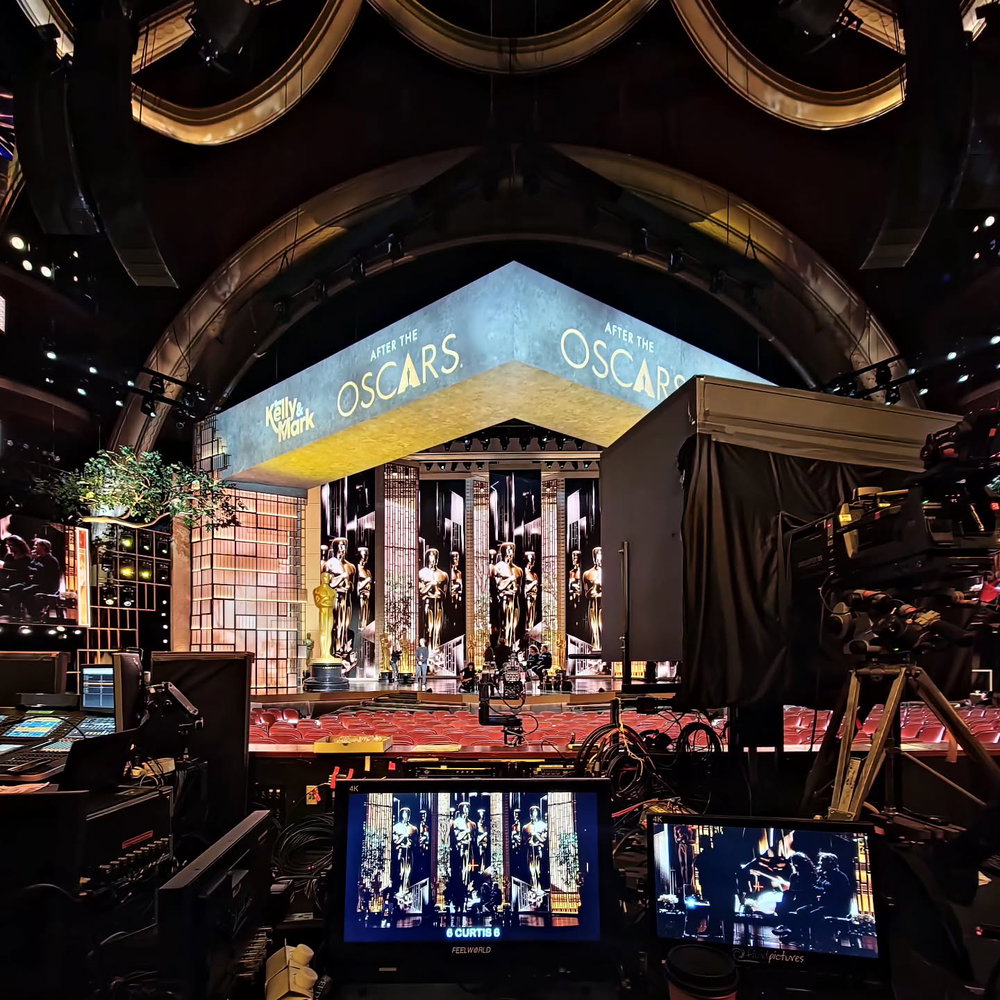 Another year of our front of house Mini Towercam, staying after the to shoot the Kelly and Mark morning show.