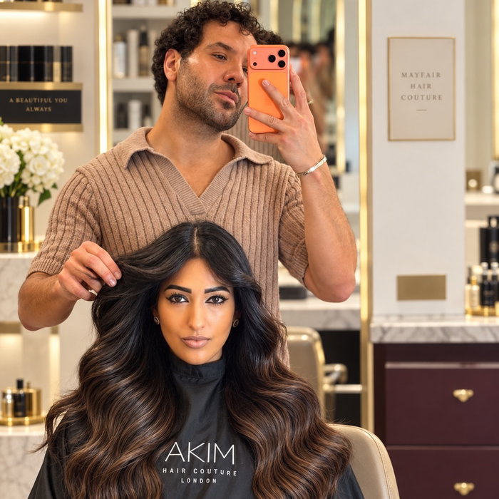 Saturday hair, but make it Mayfair. ✨ Soft movement, rich brunette dimension, polished finish — tailored to suit her, n…