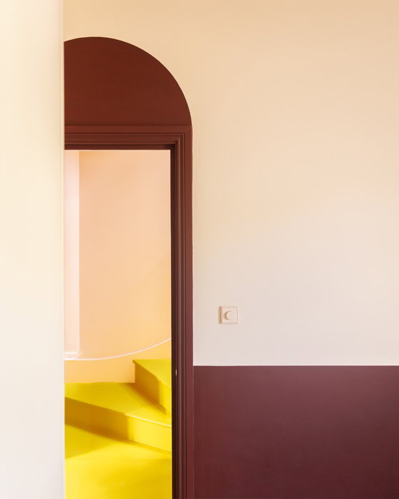 Flying Colours: a split-level apartment in south London, with playful interiors, contemporary update