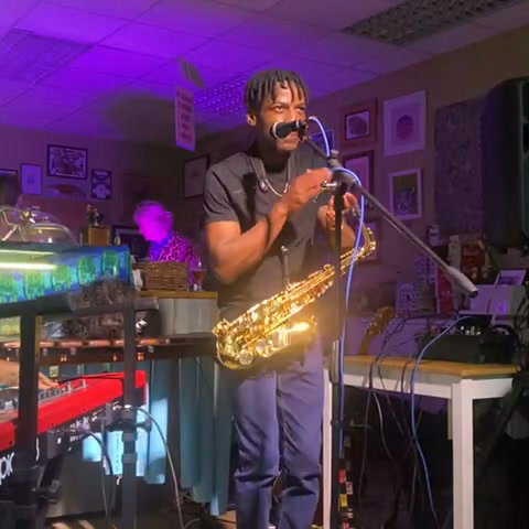 AfroSync on Instagram: Same song, different room, same result.
Vanhu Vatema, live. Djembe, keys, sax and voice.
Tag a fri