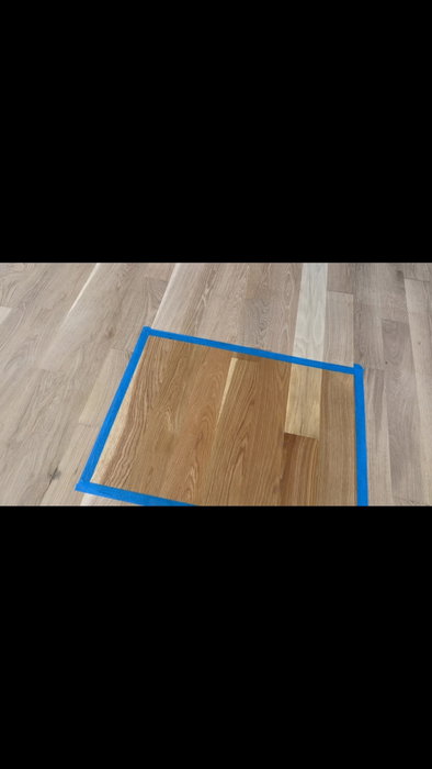 My favorite part of working with wood floors — bringing them back to life