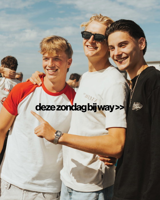 Jouw reminder dat je zondagmiddag al plannen hebt 🙂↕️🙂↕️
Kom jij naar Hangout én WAY COLLEGE?
Een middag van gezellig lekker eten, nieuwe vrienden maken én samen de bijbel induiken 🤓