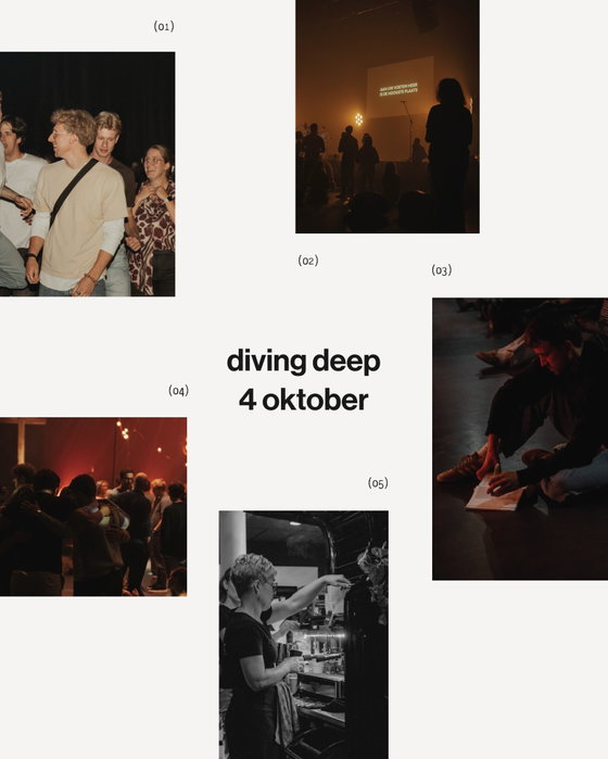 4 oktober spreekt @vink.job bij de eerste diving deep🫵🏻 maar hoe ziet zo’n avond eruit? 🤓
deuren open om 19.00
