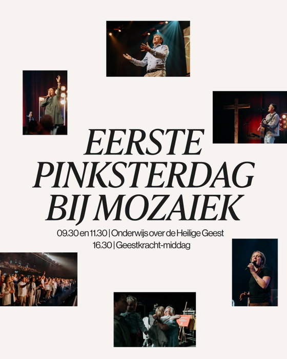 Aanstaande zondag komt @martinkoornstra van @royalmissionnl bij ons voor Eerste Pinksterdag!🔥
Deze zondag is anders dan normaal:
🕐 Om 09.30 en 11.30 zijn er twee identieke diensten met onderwijs
🕐 Om 16.30 is er een Geestkracht-middag; een middag waarbij we ons uitstrekken naar de Heilige Geest
Wij zijn vol verwachting!👏🏻