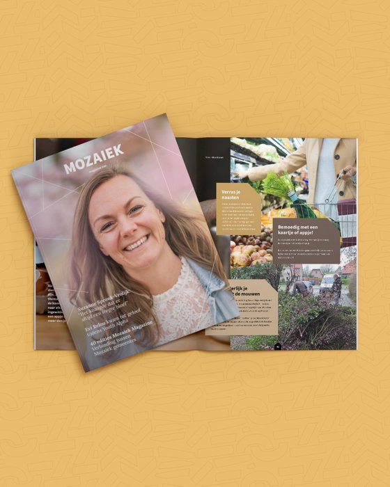 Er is weer een nieuwe editie van Mozaiek Magazine uit! De 40e editie alweer, wat ooit begon als een vernieuwd kerkblad om de delen van Mozaiek0318 te informeren is uitgegroeid tot een volwaardig magazine voor en door Mozaiekers door het hele land. We zijn trots op het team van, veelal vrijwillige, redacteuren en fotografen uit verschillende Mozaiek gemeentes, met elkaar hebben we weer een mooie editie neergezet!

Mozaiek Magazine is ook online te lezen via mozaiek.nl/magazine of haal aanstaande zondag een exemplaar bij de informatiebalie in de hal.
