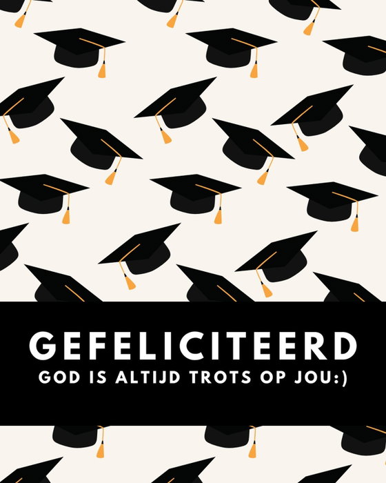 Gefeliciteerd aan alle geslaagden!

Het was vandaag een hele spannende dag voor jullie. Of de vlag nou uit gaat vandaag of nog niet, weet dat God altijd trots op jou is!💛
