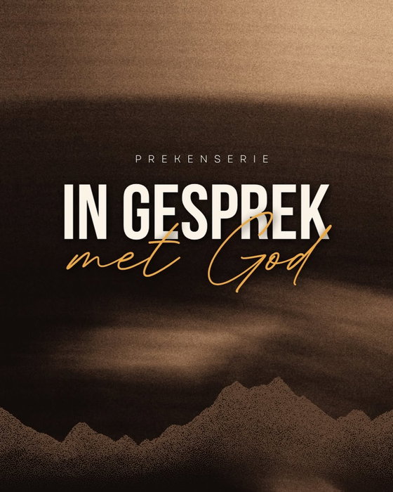 Zondag gaan we weer verder met onze prekenserie ‘In gesprek met God’. Marcel Koning zal spreken en we zijn benieuwd wat hij met ons gaat delen. Ook vieren we zondag samen het avondmaal. We kijken er naar uit om jullie weer te ontmoeten.

Wij geloven dat bidden een fundament is voor onze relatie met God. In gesprek met God kunnen wij Hem nog beter leren kennen en worden wij steeds meer gevormd als leerling van Jezus.

Dat klinkt heel mooi, maar hoe doe je dat eigenlijk? Wat reikt de Bijbel ons allemaal aan om ons te helpen om van ons gebed een open en eerlijk gesprek met God te maken? Wat leefde Jezus ons voor over gebed, waardoor bidden ons van binnenuit vernieuwd en wij daardoor steeds meer onze weg vinden achter Jezus aan? Die vragen hopen we met elkaar te gaan onderzoeken.

Komende zondag en op 18 oktober gaan wij in de preken steeds een stapje dieper verkennen wat bidden is en kan betekenen in onze relatie met God.

Je bent van harte welkom in een van onze diensten om 09:30 en 11:45 uur. De koffie en thee staan natuurlijk voor je klaar!