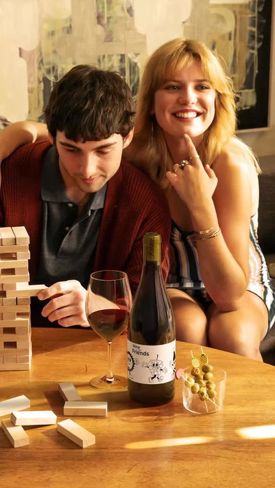 Wine with Friends is Salmon Safe, easy to like, and best with the Besties.