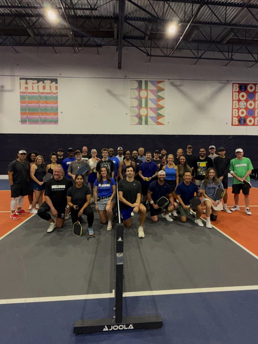 🐾 The first Bulldog Pickleball Club Social was a HUGEEEE success! 🐾
Pickleball, pizza, good vibes & an even better crew… what more could you want?! 🏓🍕🤘
Thank you to everyone who came out and made our first social one to remember. We’re SO excited for this season and everything that’s ahead for Bulldog Pickleball Club. This is just the beginning. 🐶🔥
Already counting down to the next one… LET’S GO, BULLDOGS! 💙🐶🖤