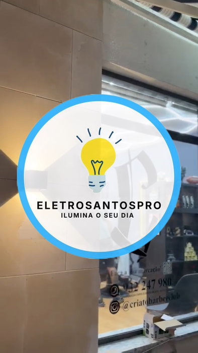Publicação no Instagram da EletroSantosPro