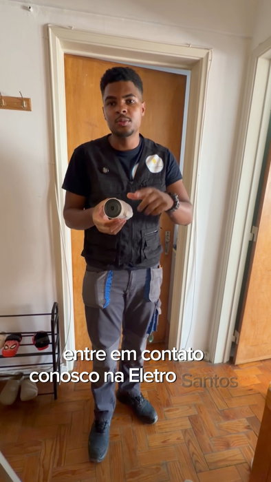 Publicação no Instagram da EletroSantosPro