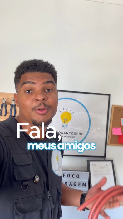 Publicação no Instagram da EletroSantosPro