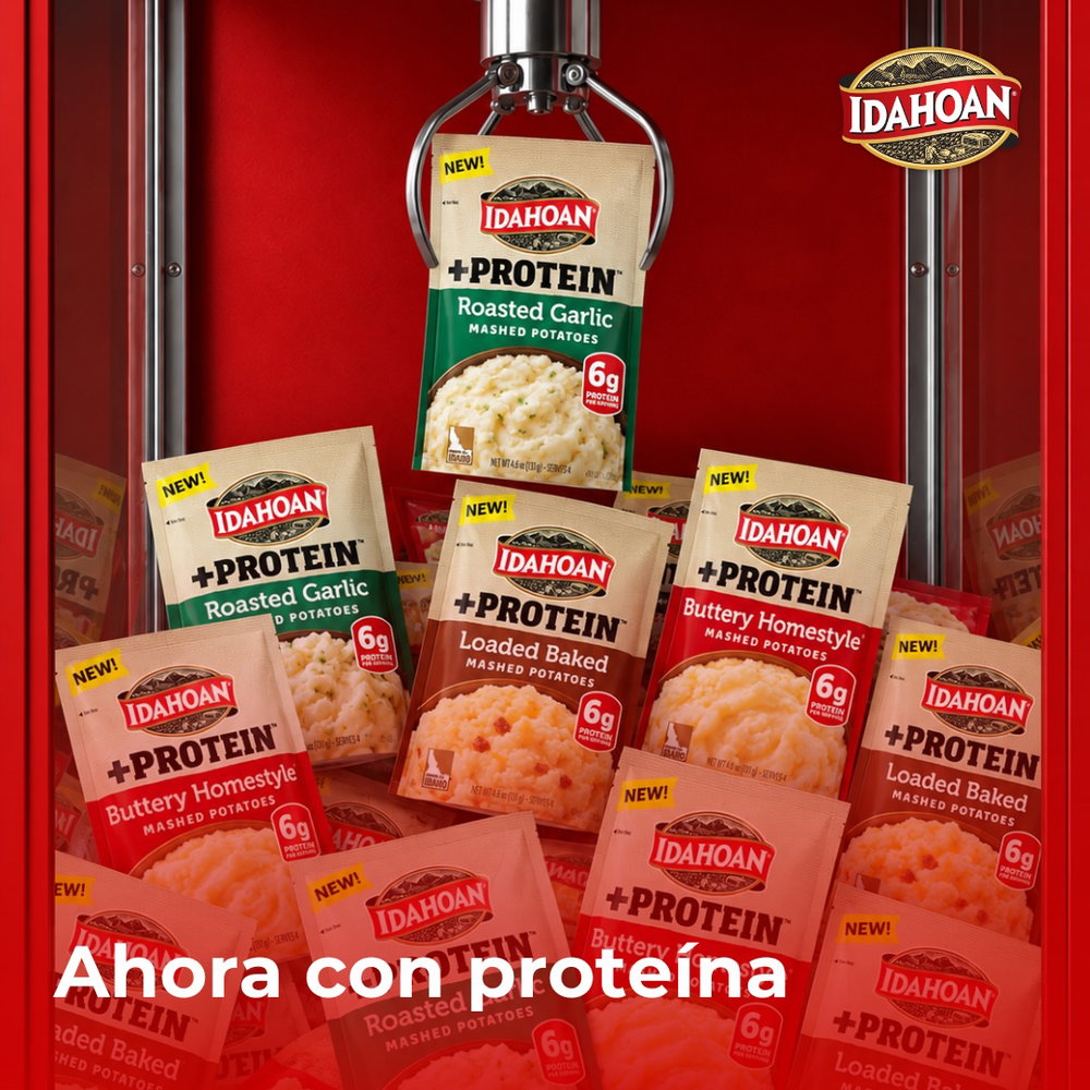 ¿Con cuál te quedas? Roasted Garlic, Buttery Homestyle o Loaded Baked 🥔🥰