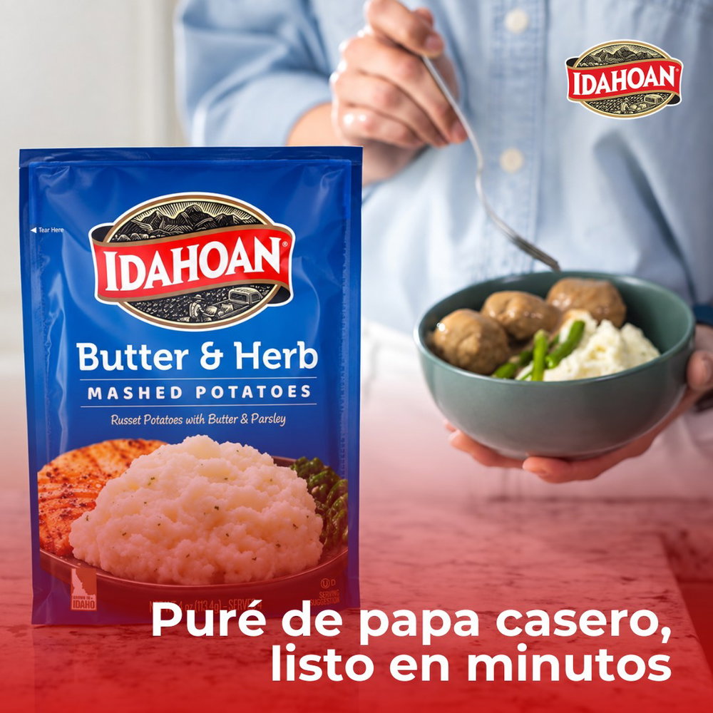 Más que una guarnición...🥔🤤
Prepara tus platillos favoritos con puré de papa 100% de Idaho