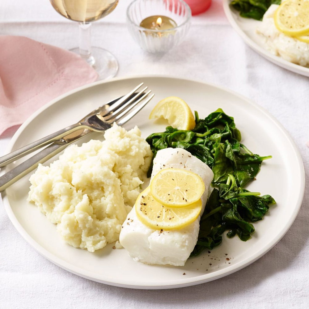 Date night sorted 🤍
Cod with Roasted Garlic Perfect Mash and lemony spinach, a restaurant-worthy d...