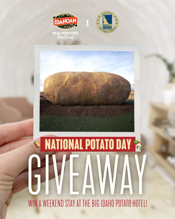 The biggest potato giveaway we’ve ever done is HERE. 👀

The question is simple: ?

We’ve teamed up ...