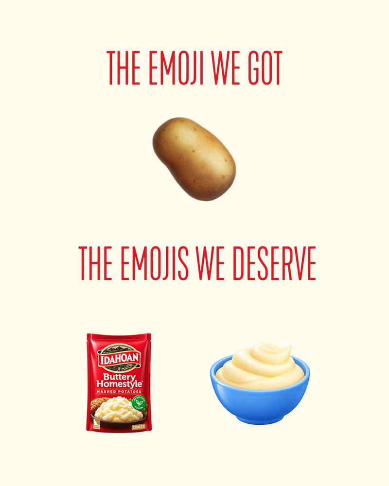 Respectfully, we deserve more than one little 🥔