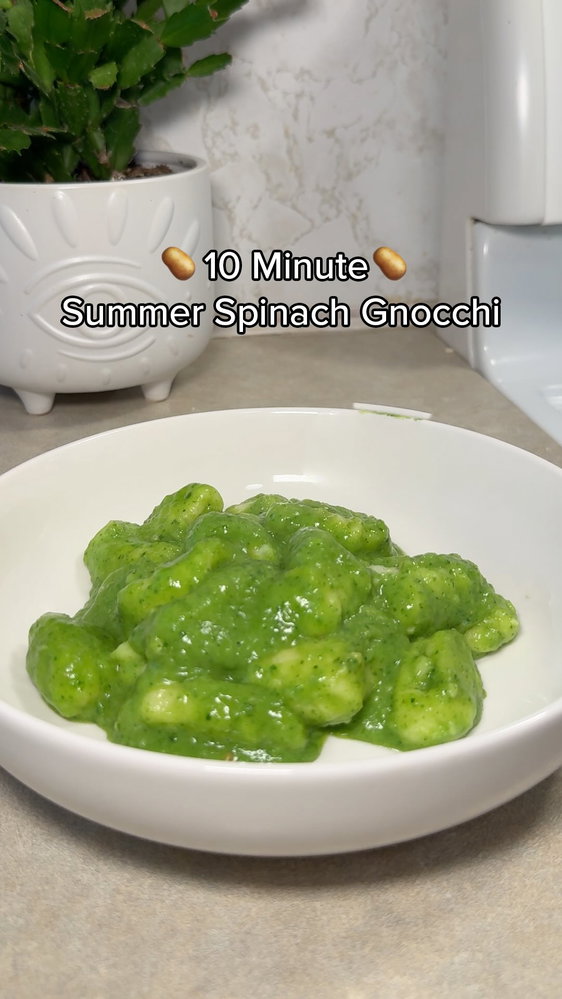 Mashed potato gnocchi is officially on the summer menu 🥔