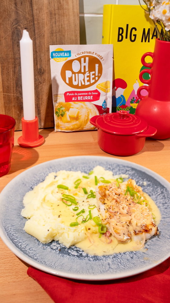 La purée comme on l’aime : au BEURRE. 🧈🥔
—
Pour réaliser cette recette :
1. Préparer la purée a...