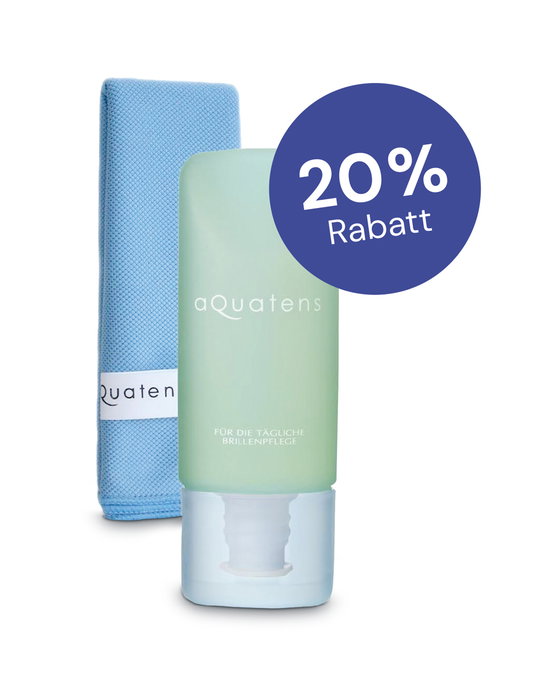 ✨ Weil klare Sicht einfach gut tut. 👓

Fingerabdrücke, Staub, Make-up – unsere Brille macht jeden Tag ganz schön viel mit. Umso schöner, wenn sie im Handumdrehen wieder sauber ist und wir den Durchblick geniessen können. 💙

Mit aQuatens gönnst du deiner Brille die Pflege, die sie verdient: sanft, gründlich und unkompliziert – für ein rundum sauberes Gefühl und klare Sicht im Alltag.

Und jetzt lohnt sich das Ausprobieren gleich doppelt:

20 % Rabatt auf aQuatens 🎉
Nur bei uns und bis Ende November.

Komm gerne bei uns vorbei – wir zeigen dir aQuatens und wie einfach gute Brillenpflege sein kann. 👓✨